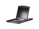 ATEN CL1308N Commutateur KVM, 48cm TFT, VGA, PS/2-USB, 8 ports, US-Layout