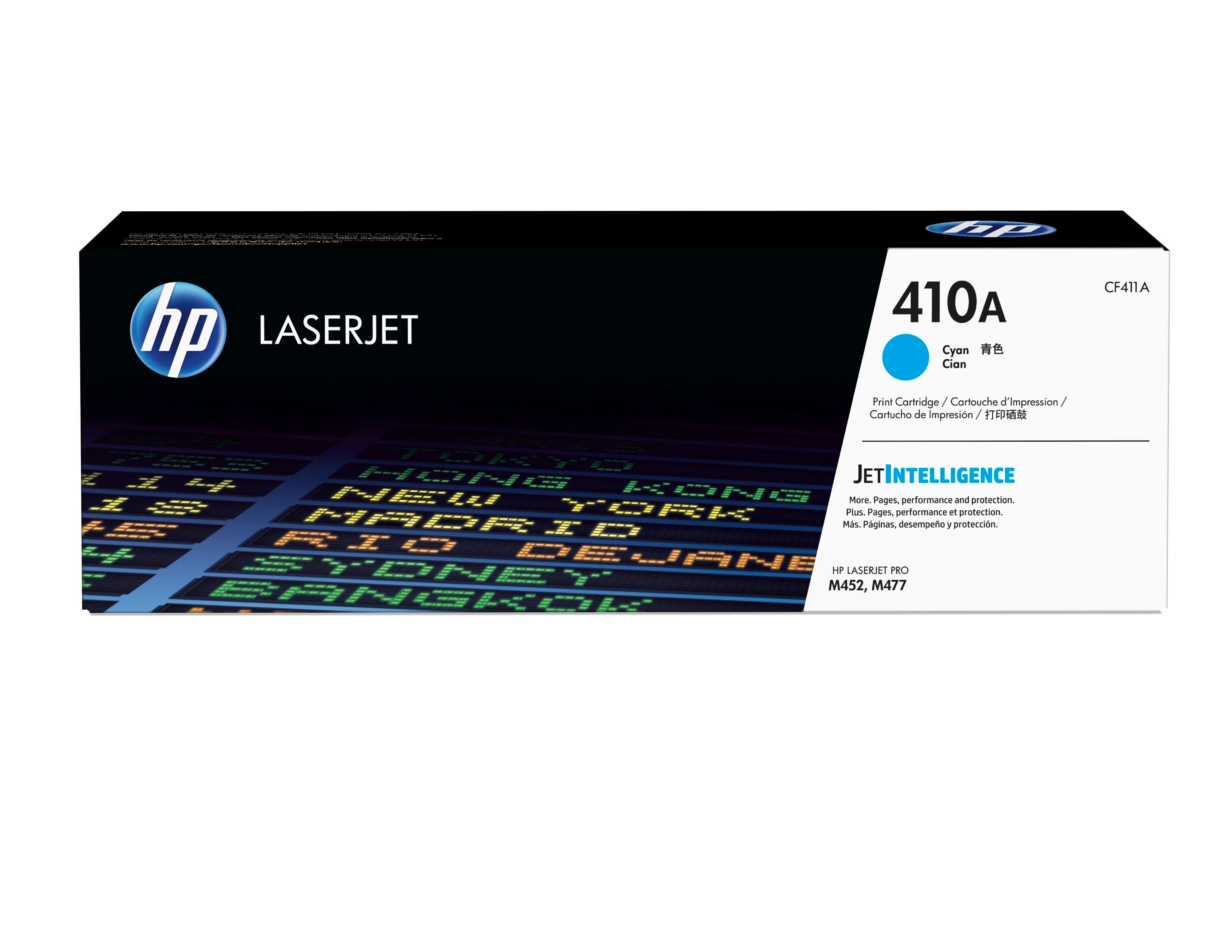 HP 410A toner LaserJet cyan authentique