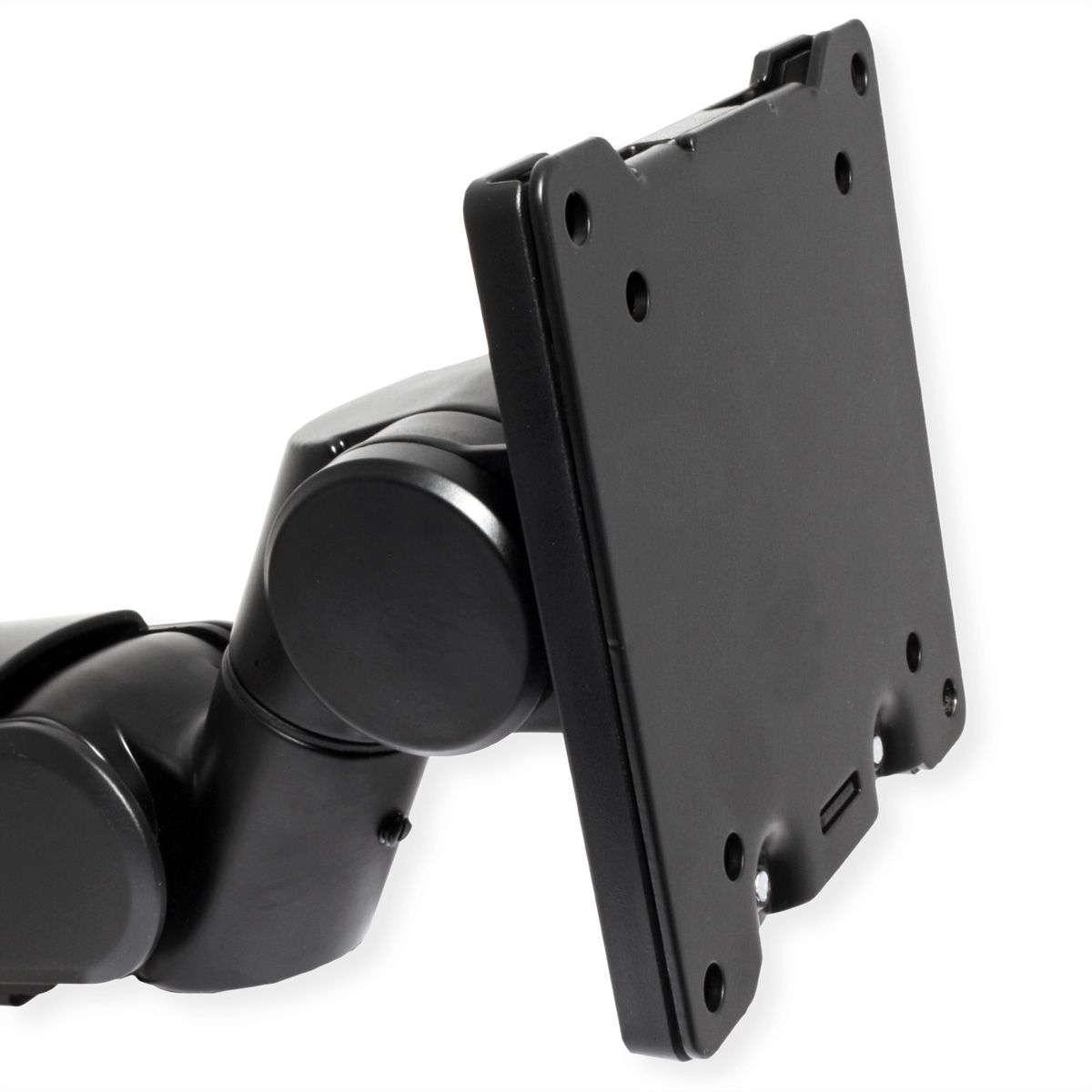 ROLINE Support LCD lourd, montage sur bureau, 4 articulations, jusqu'à 22/27 kg, noir
