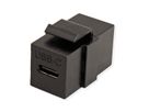 VALUE Module Keystone USB type C, noir