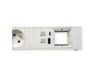BACHMANN POWER FRAME 4xUTE 1xUSB A/C 22W 0,2m GST18