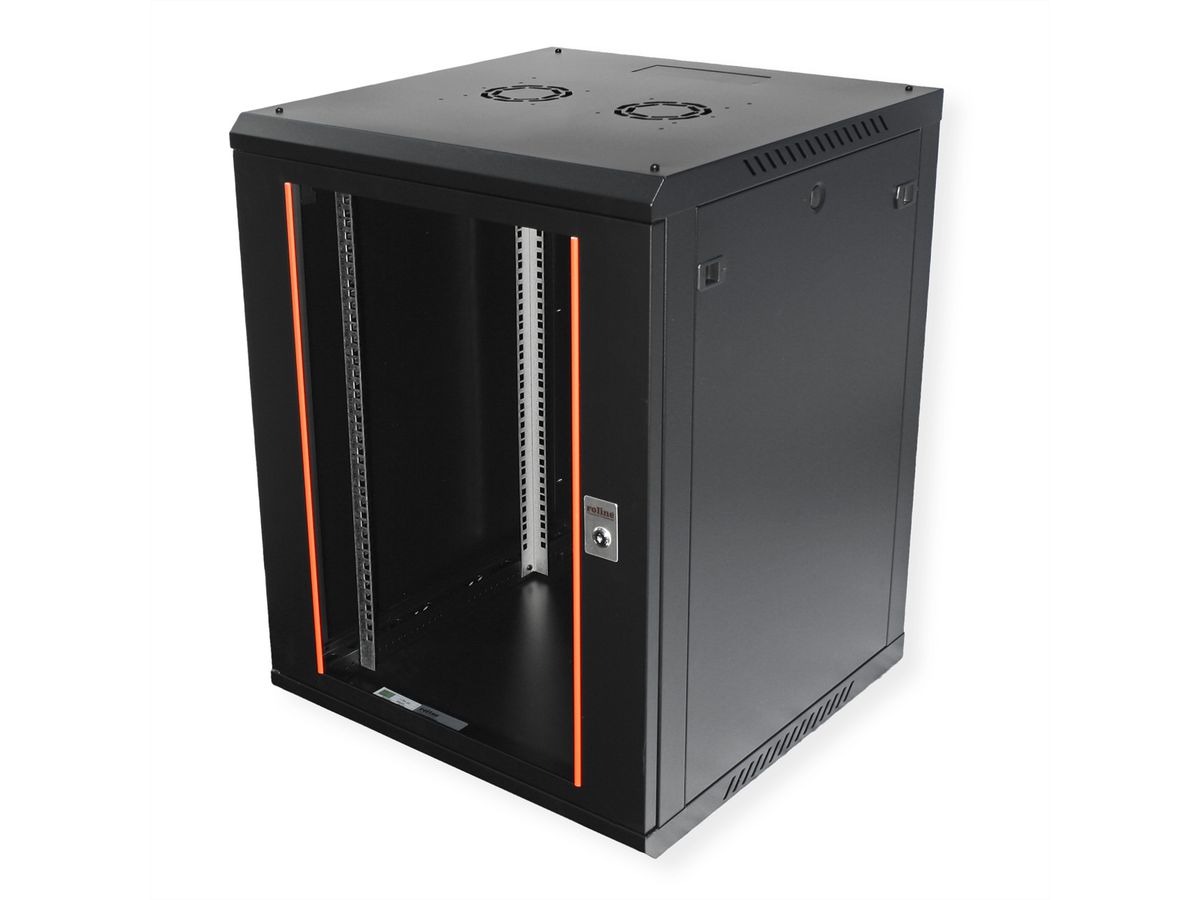 ROLINE 19" Boîtier mural Basic Plus 15U, 600x600 LxP noir