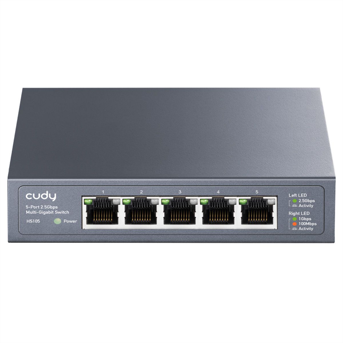 CUDY HS105 Switch 5 ports 2.5G métal