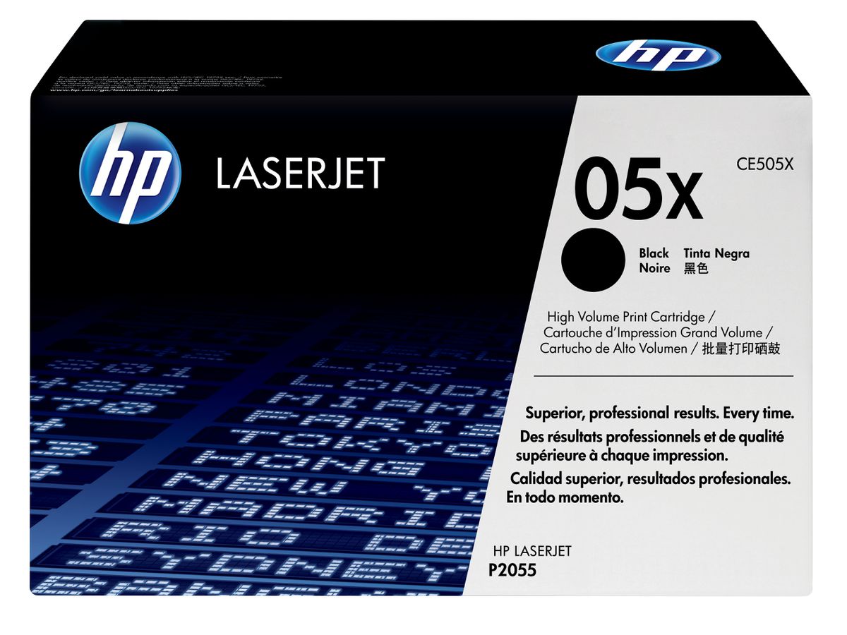 HP 05X toner LaserJet noir grande capacité authentique