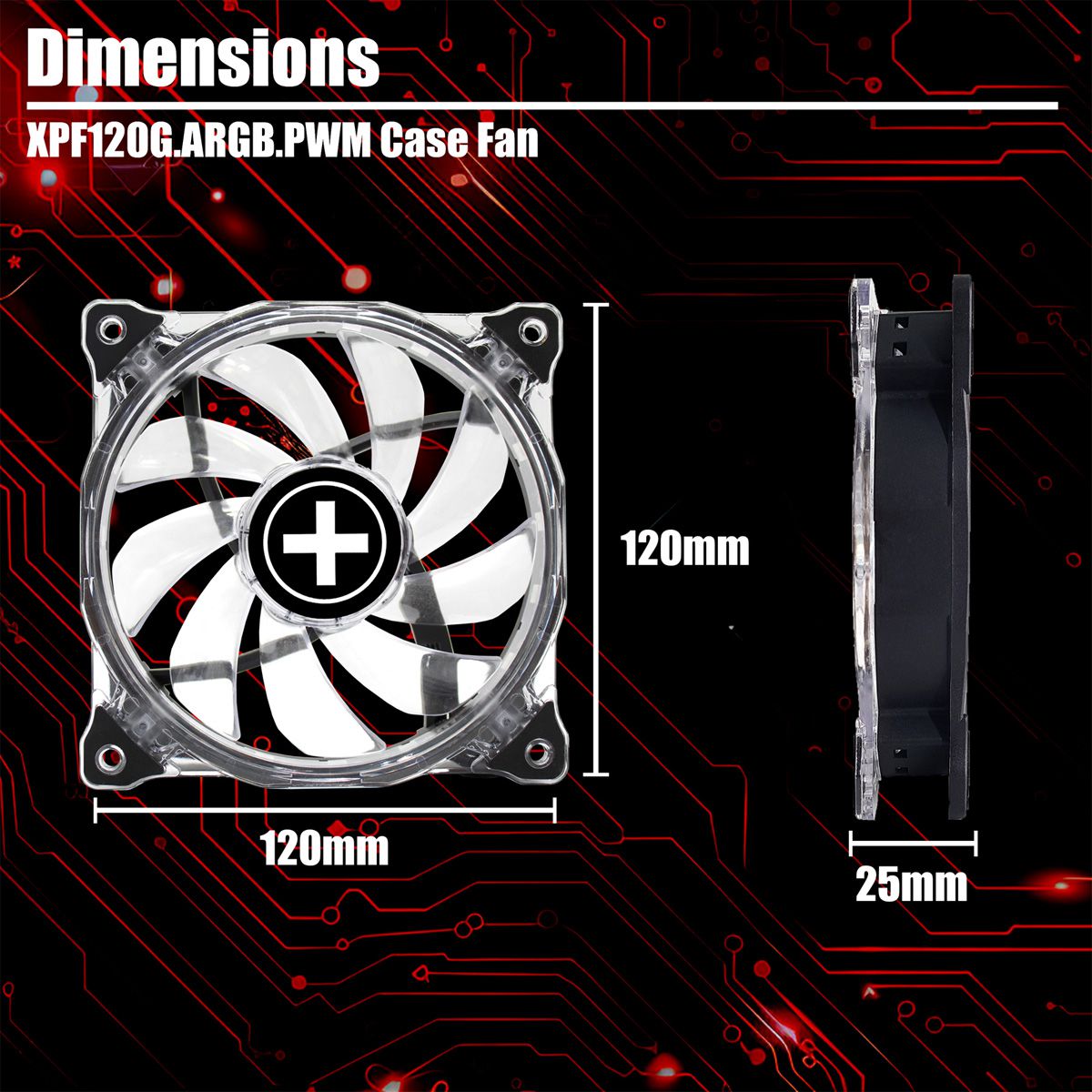 XILENCE XPF120G.ARGB.PWM Ventilateur