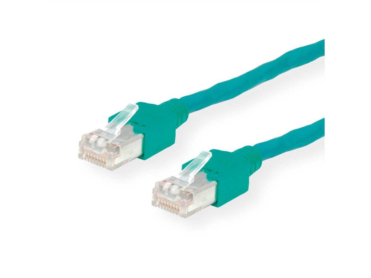 Cordon KERPEN Cat.5e (Classe D) D1-20 SF/U, croisé, vert, 25 m