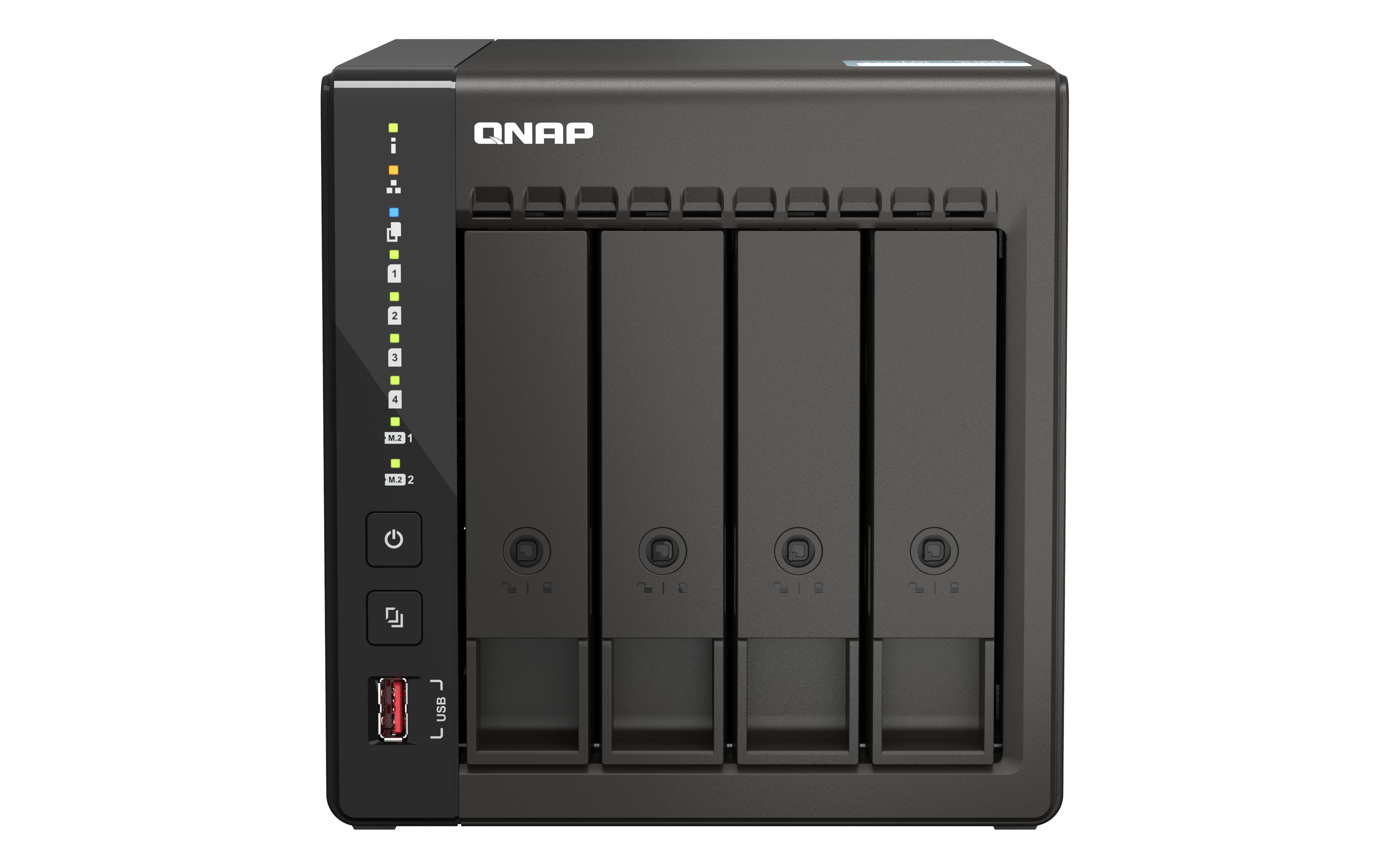 QNAP TS-453E NAS Tower Ethernet/LAN Noir J6412