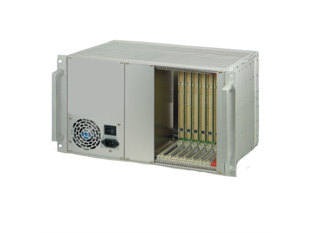 Système CPCI SCHROFF avec PSU ATX, 6 U, 8 slots