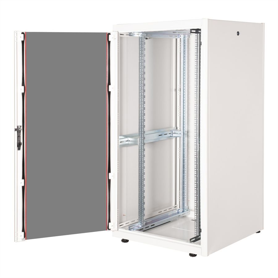 ROLINE 19" Baie réseau Basic 32U, 800x800 LxP Porte verre gris