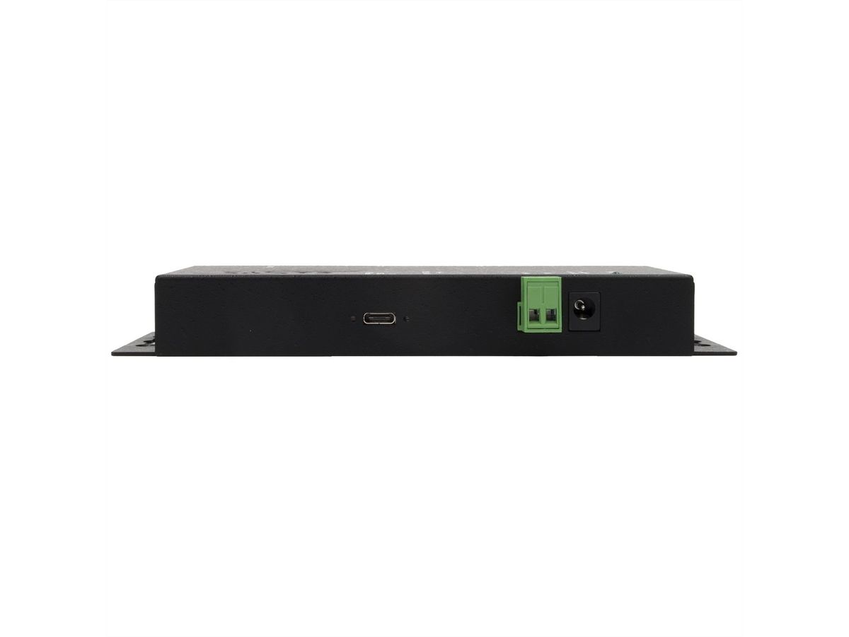 EXSYS EX-1191HMVS-PD Hub métallique USB 3.2 Gen 1 à 4 ports, avec recharge USB-PD