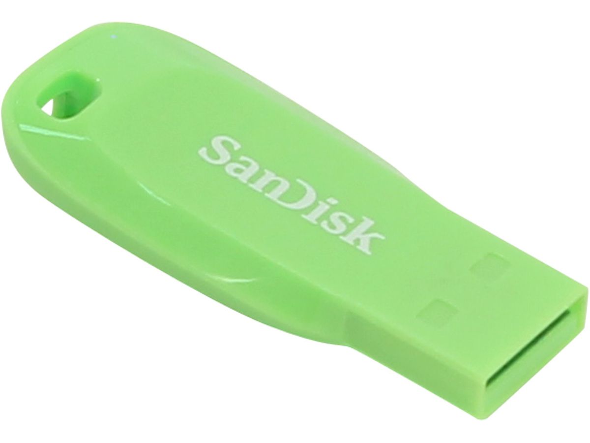 SanDisk Cruzer Blade 32 GB lecteur USB flash 32 Go USB Type-A 2.0 Vert