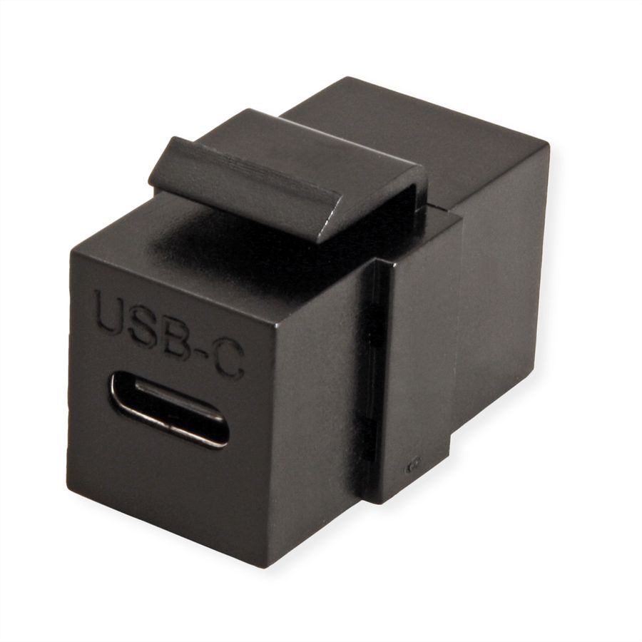 VALUE Module Keystone USB type C, noir