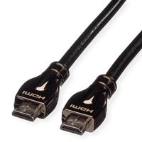 ROLINE Câble HDMI Ultra HD avec Ethernet, 4K, M/M, noir, 15 m