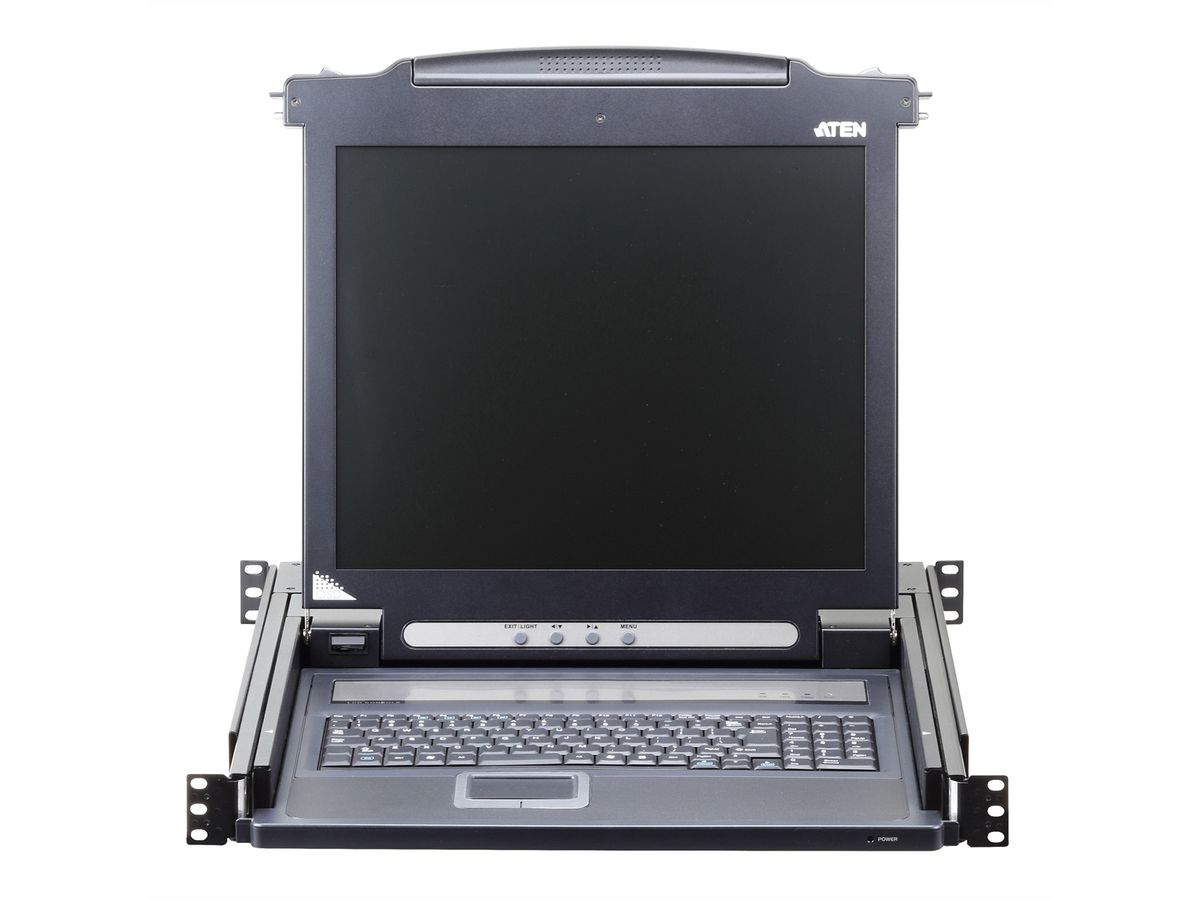 ATEN CL1000M Console KVM, LCD 43cm, VGA, PS/2, ES-Layout