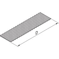 Plaque de recouvrement de l'unité enfichable SCHROFF, avec perforation, 14 CV, 167 mm
