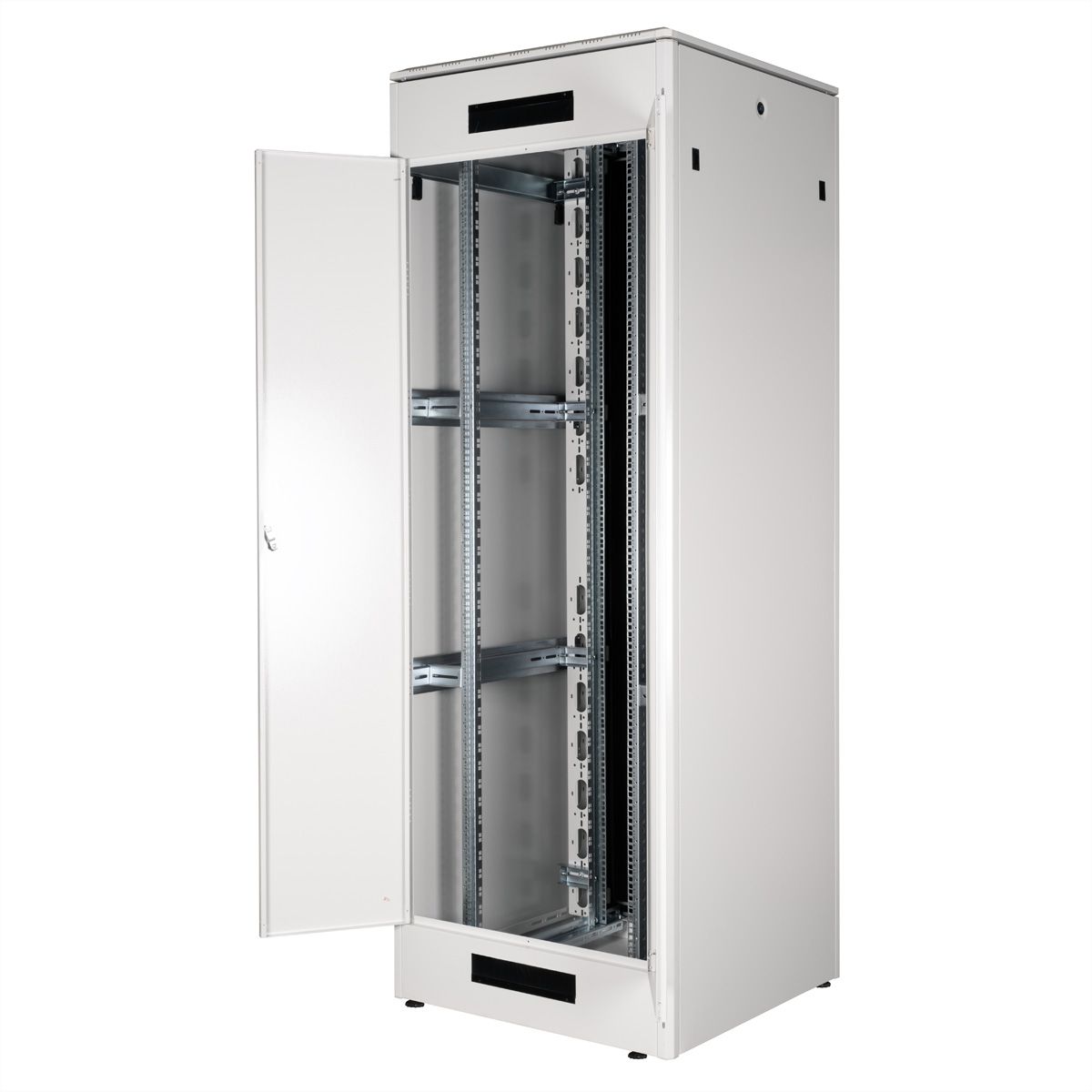 ROLINE 19" Baie réseau Pro 47U, 800x800 LxP Porte verre gris
