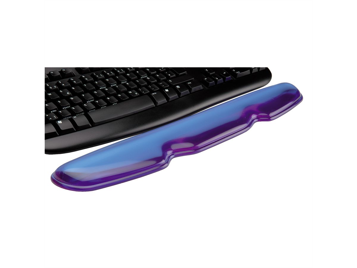 ROLINE Repose poignets pour clavier, bleu