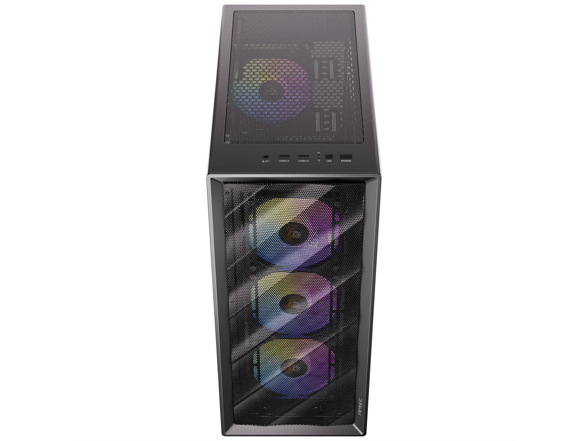 ANTEC AX85 ARGB Boîtier PC Midi Tower Gaming ATX, noir