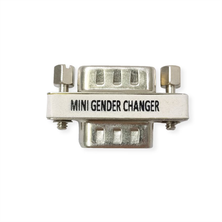 VALUE Mini changeur de genre 9 pôles mâle / mâle