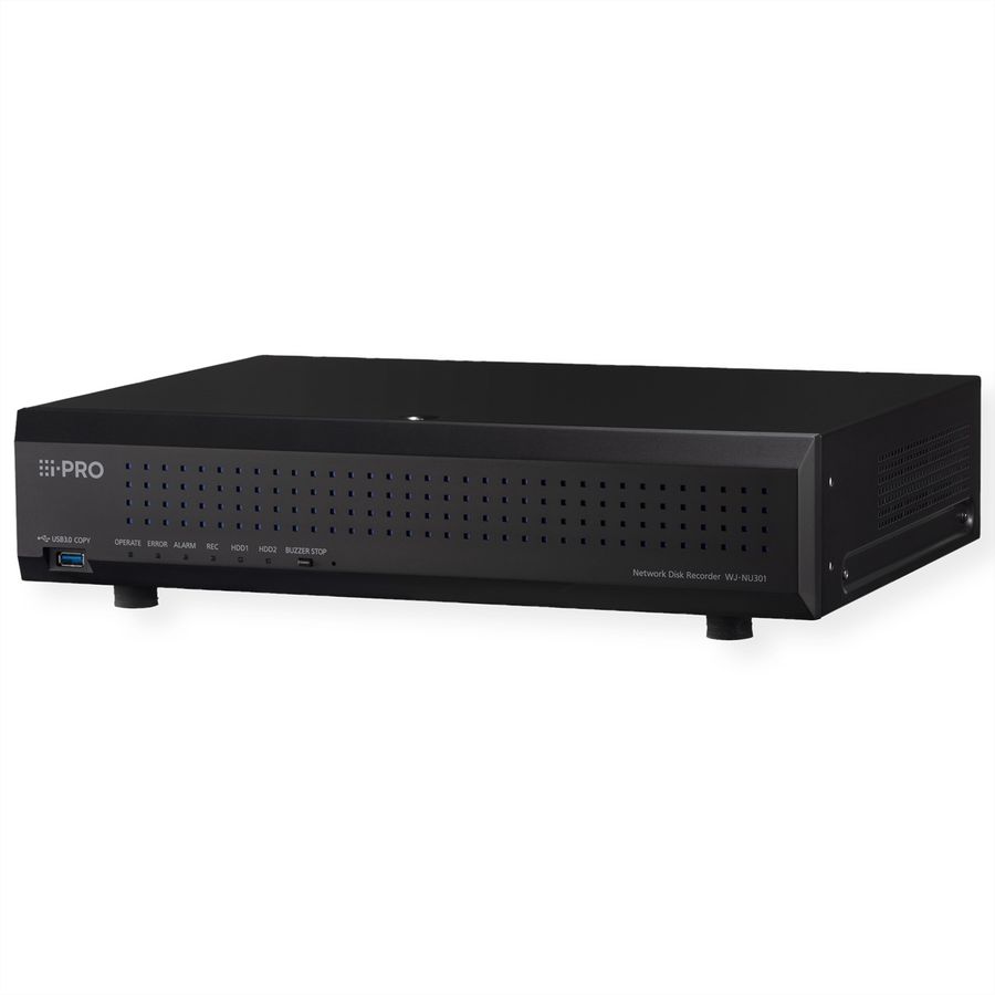 i-PRO WJ-NU301 NVR Enregistreur vidéo en réseau, 16-CH, 16x PoE