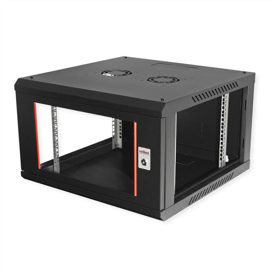 ROLINE 19" Boîtier mural Basic Plus 6U, 600x600 LxP noir