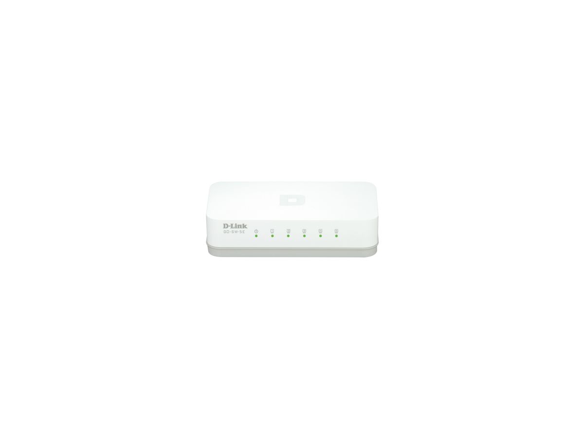 D-Link GO-SW-5E commutateur réseau Non-géré Fast Ethernet (10/100) Blanc