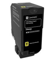 Lexmark 74C20Y0 Cartouche de toner Original Jaune 1 pièce(s)