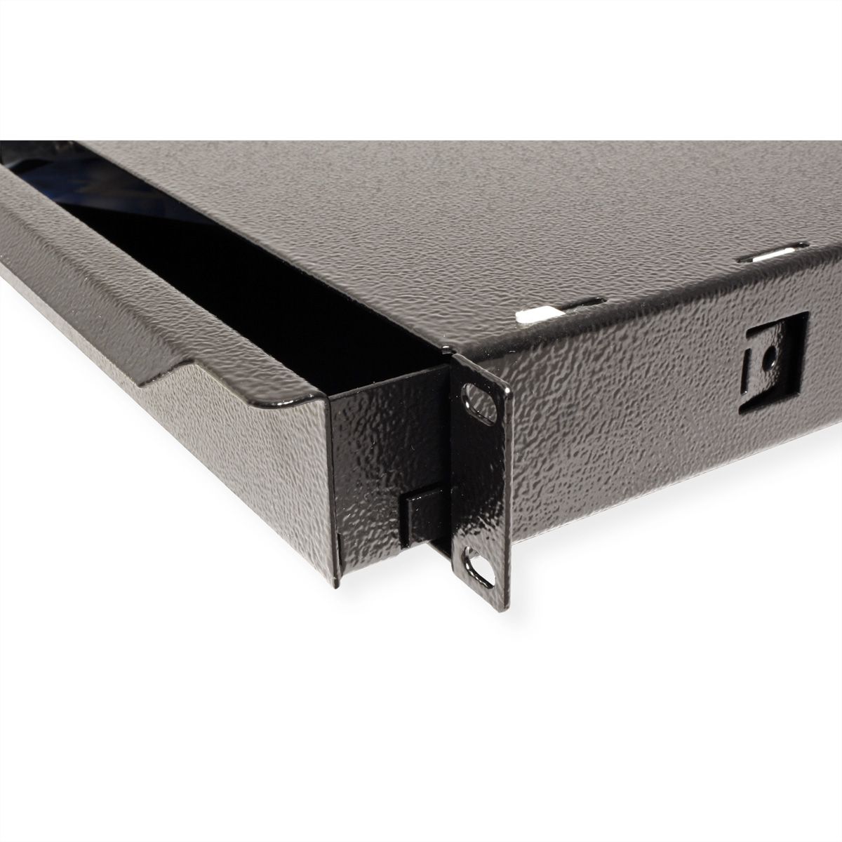 Tiroir clavier 19" 1UH, sans clavier, noir