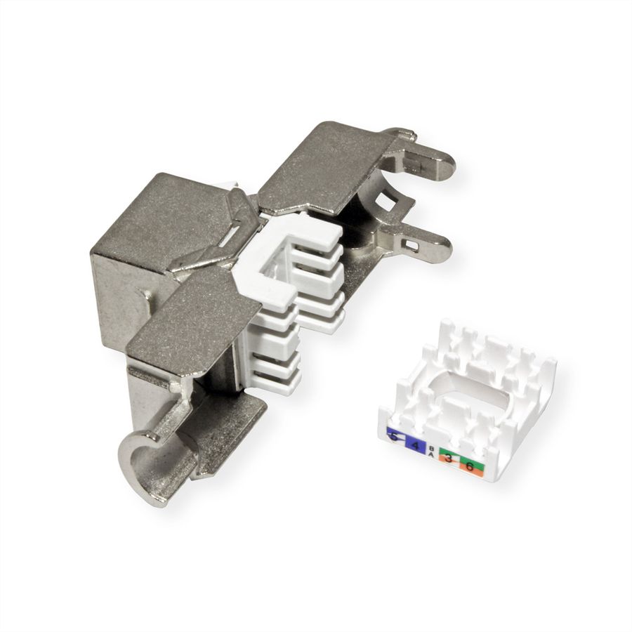 VALUE Keystone Cat.6A (Classe EA), blindé, sans outil, SLIM