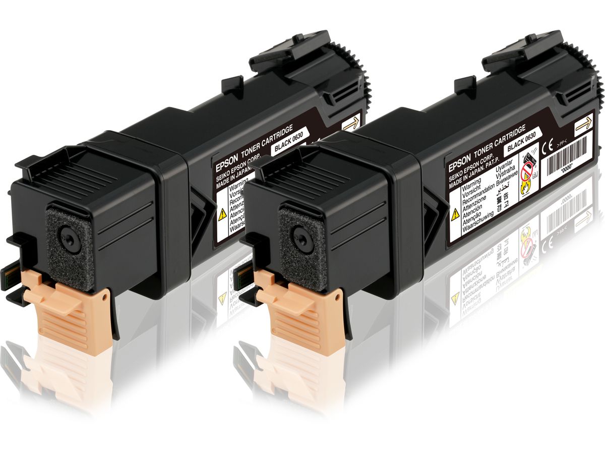 Epson Pack 2 Toners Noir (2 x 3 000 p)