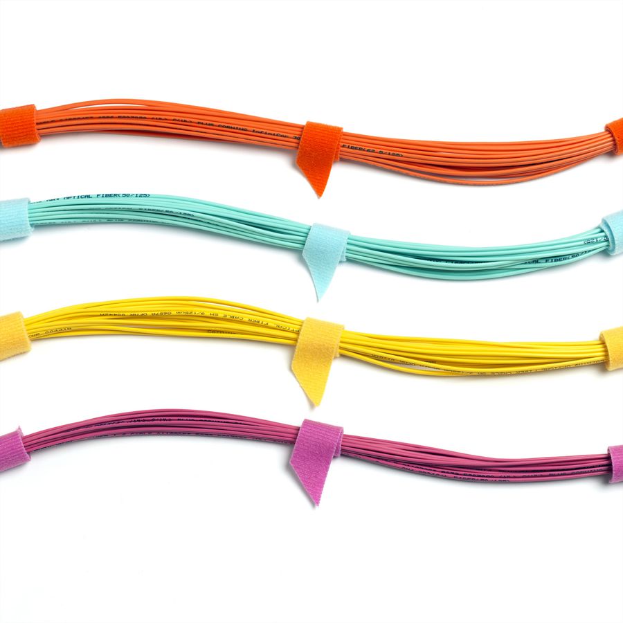 VELCRO® One Wrap® Strap 25mm x 300mm, 750 pièces, rouge