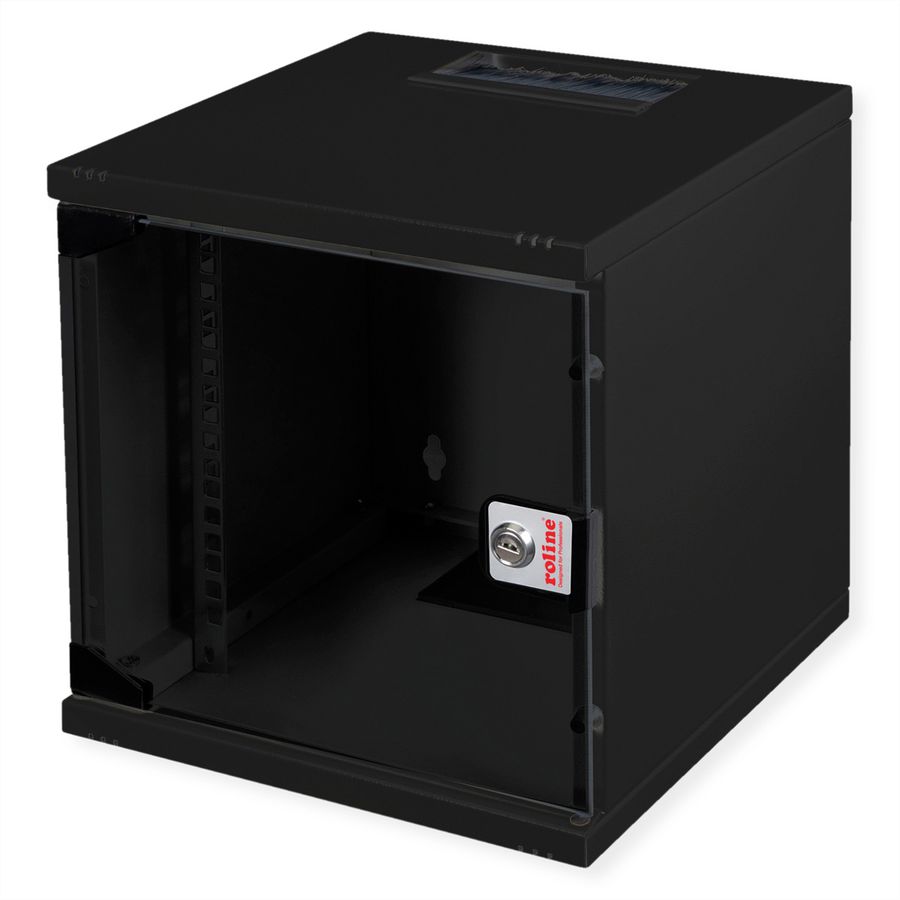 ROLINE 10" Boîtier mural 6U, 312x300 LxP  noir