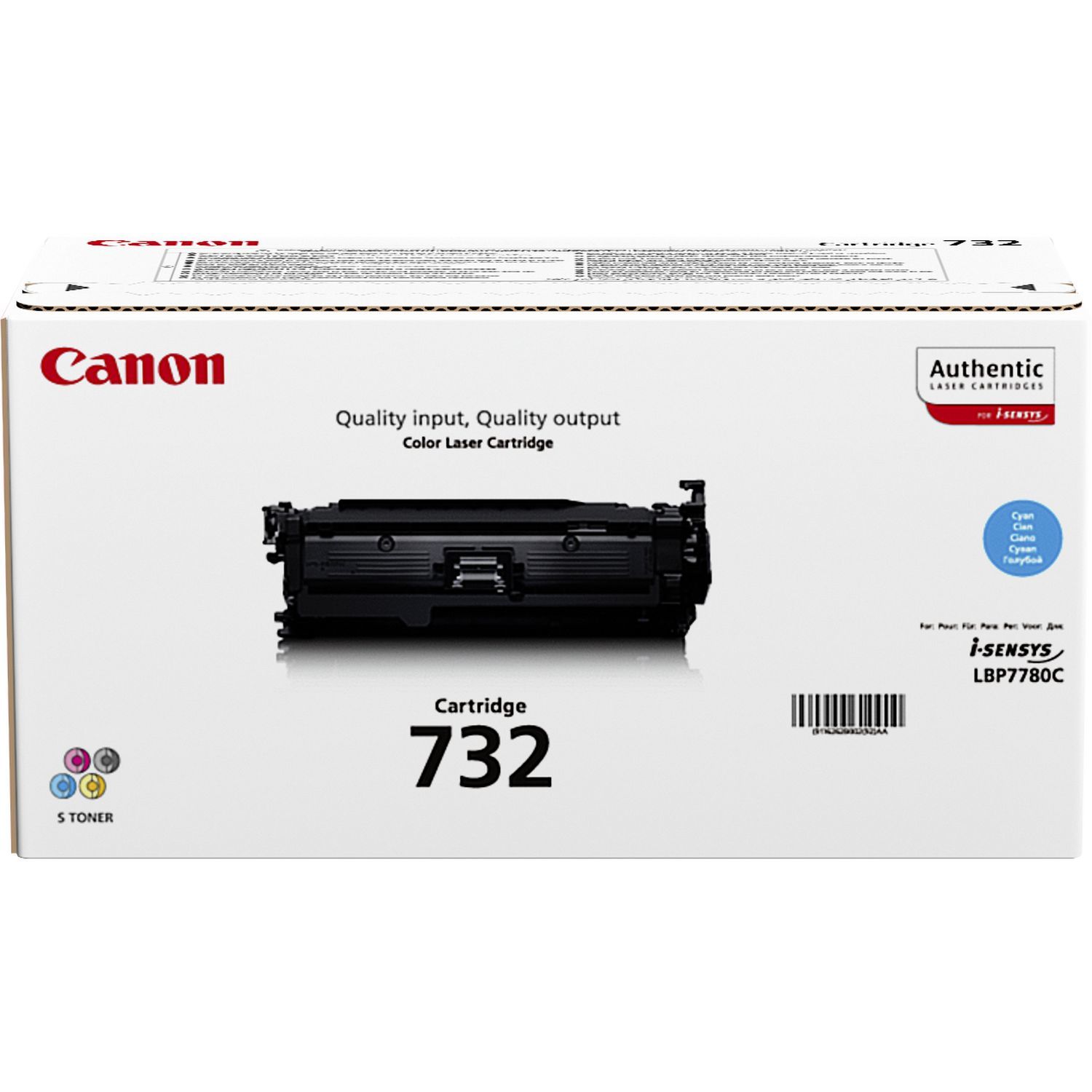 Canon 732C Original Cyan 1 pièce(s)