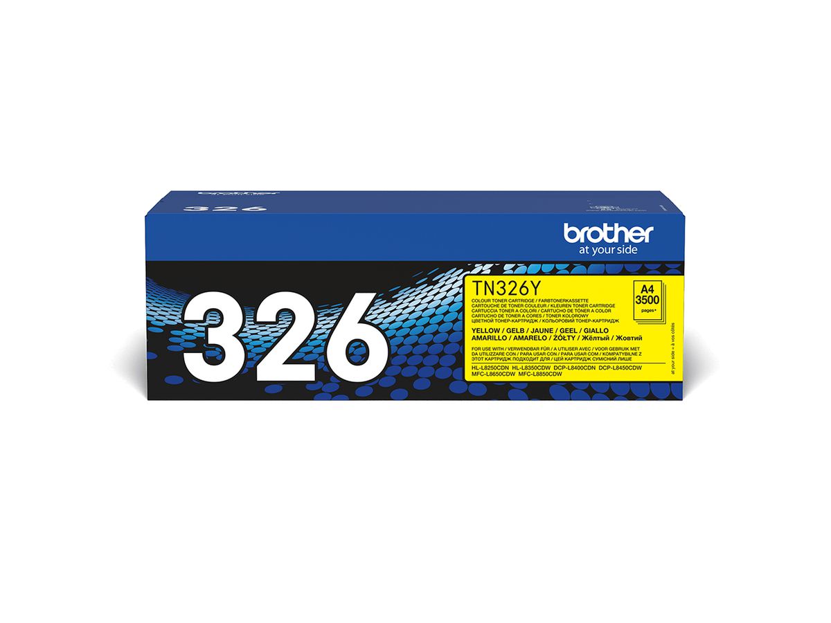 Brother TN-326Y - Cartouche de toner originale – Jaune