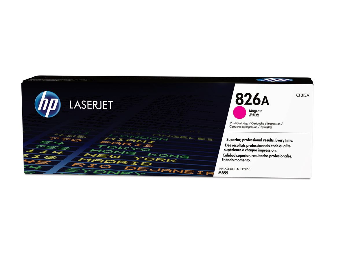 HP 826A toner LaserJet magenta authentique