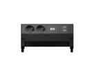 BACHMANN DESK 2 Bloc multiprise 2x UTE, 1x USB A&C 22W, noir, 0,2 m