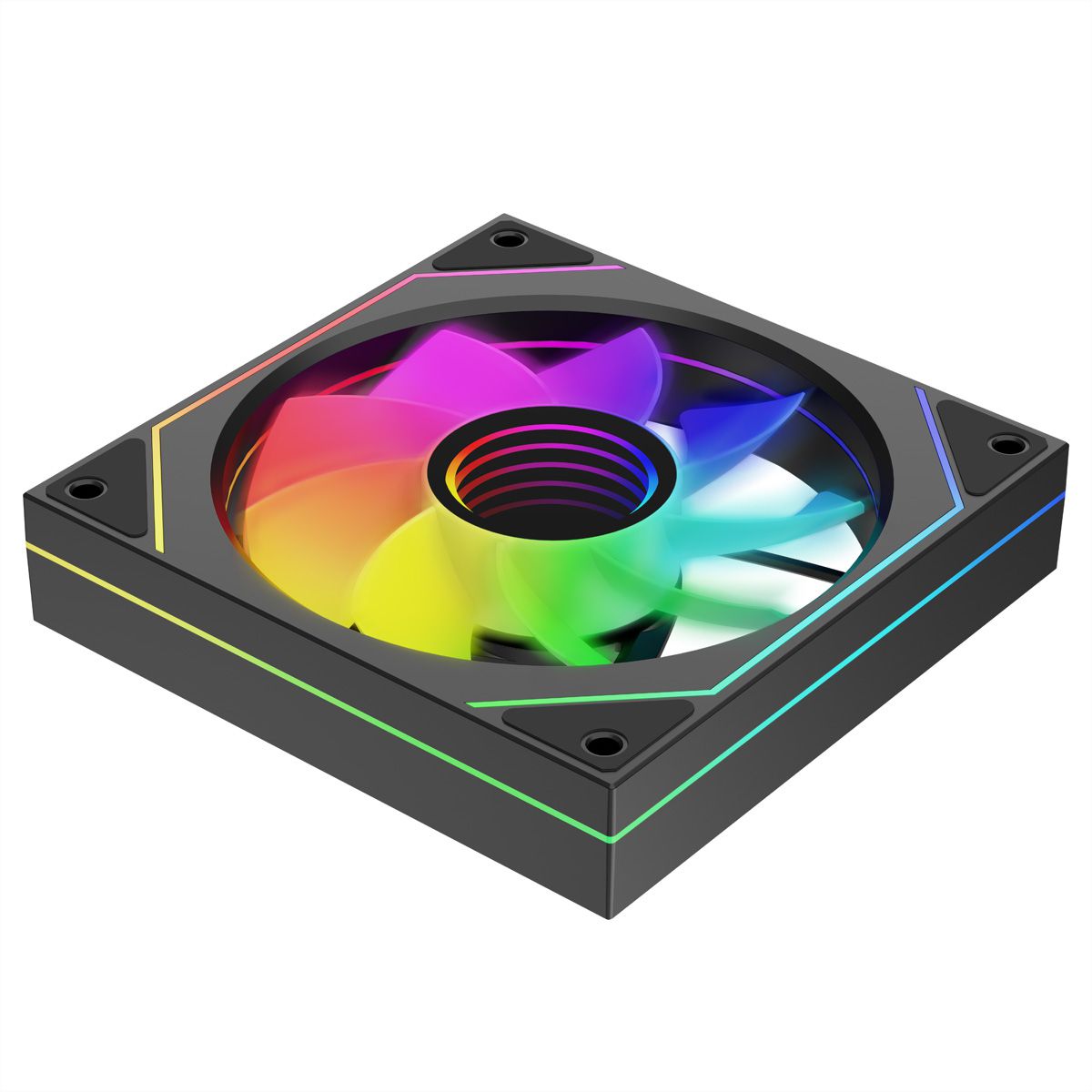 XILENCE XF078 Ventilateur de boîtier Reverse, avec Design Infinity Mirror