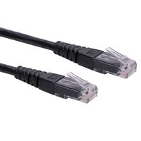 Cordon ROLINE Cat.6 (Classe E) UTP, noir, 5 m