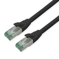 ROLINE RM Cordon Cat.6A S/FTP(PiMF), noir, 0,3 m