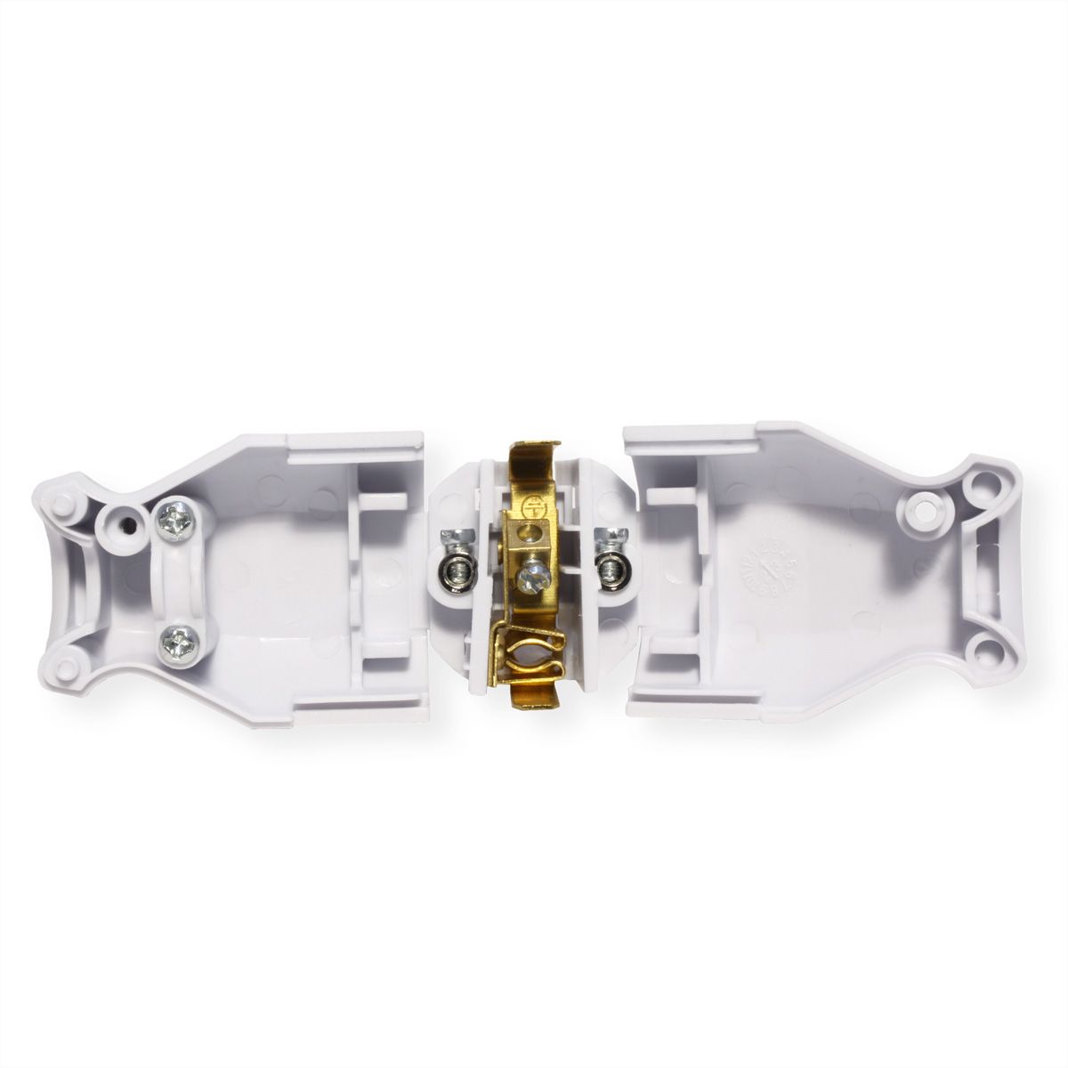 BACHMANN Connecteur à monter noir, blanc