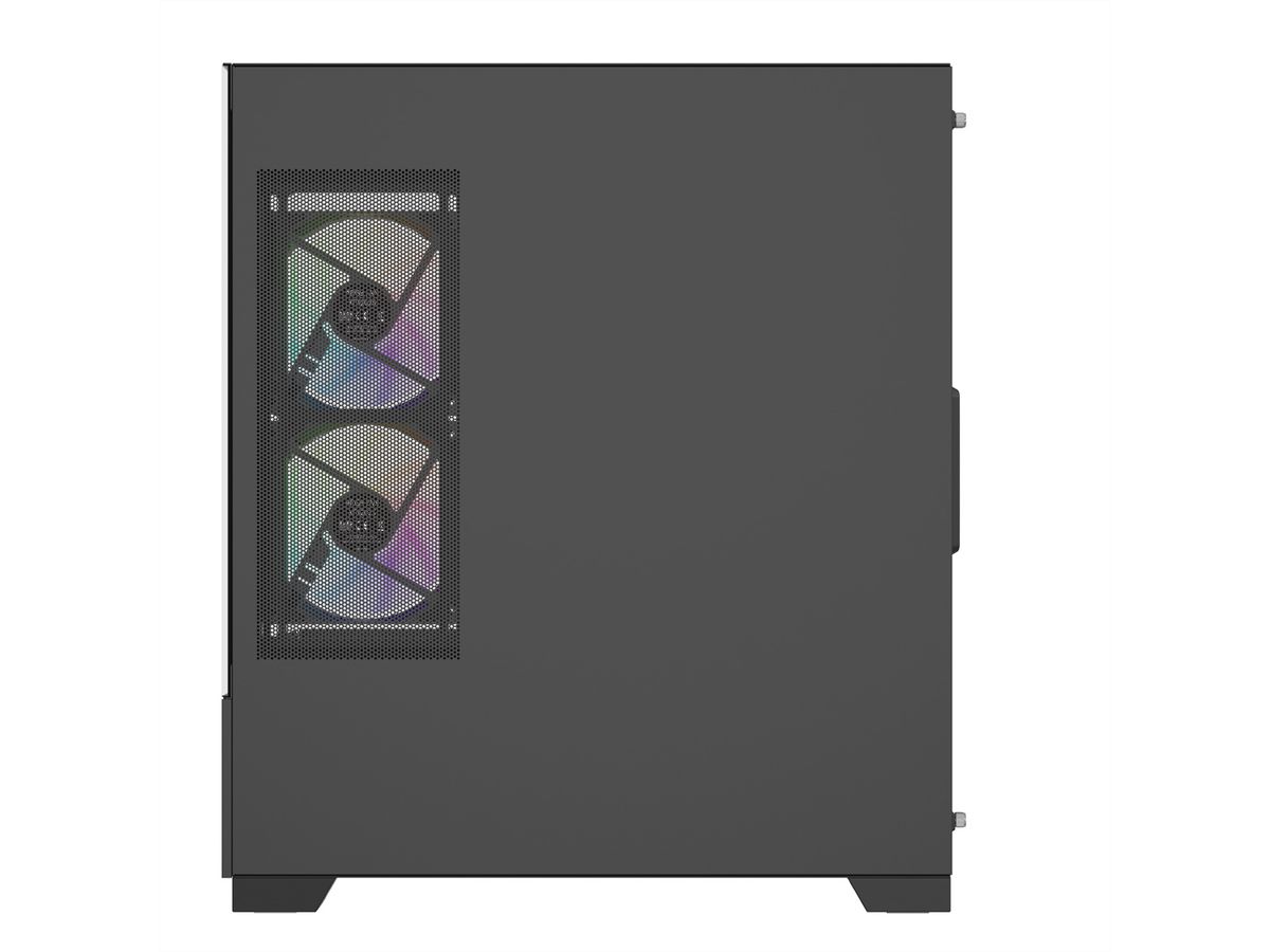 XILENCE Xilent Beam Boîtier PC ATX noir, Boîtier PC Gaming ATX X218.ARGB noir