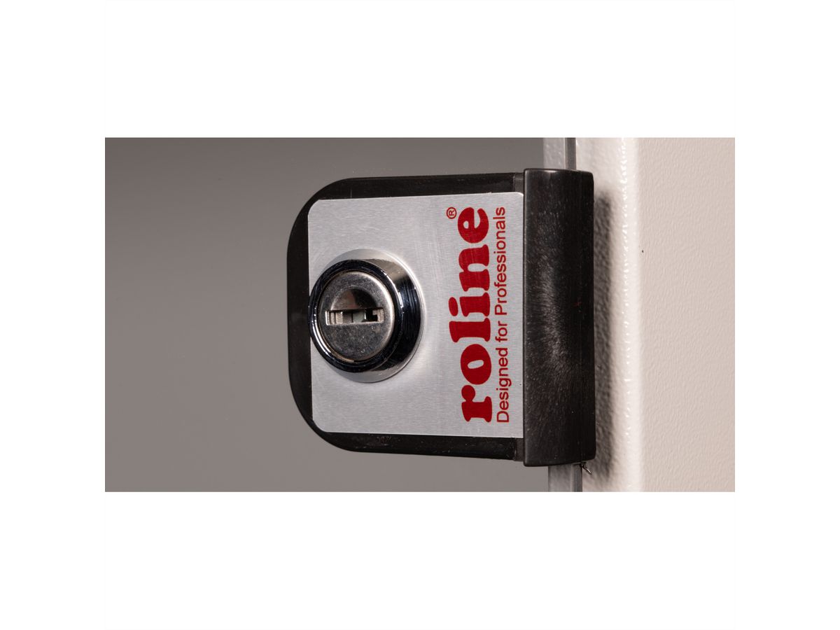 ROLINE 19" Boîtier mural Basic 7U, 540x400 LxP gris, EN KIT