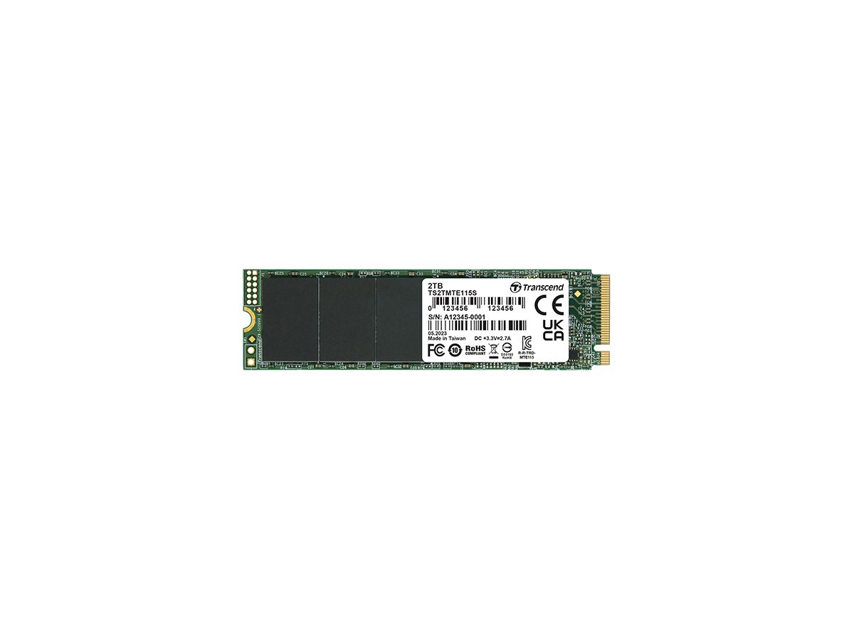 Transcend 115S M.2 2000 Go PCI Express 3.0 3D NAND NVMe