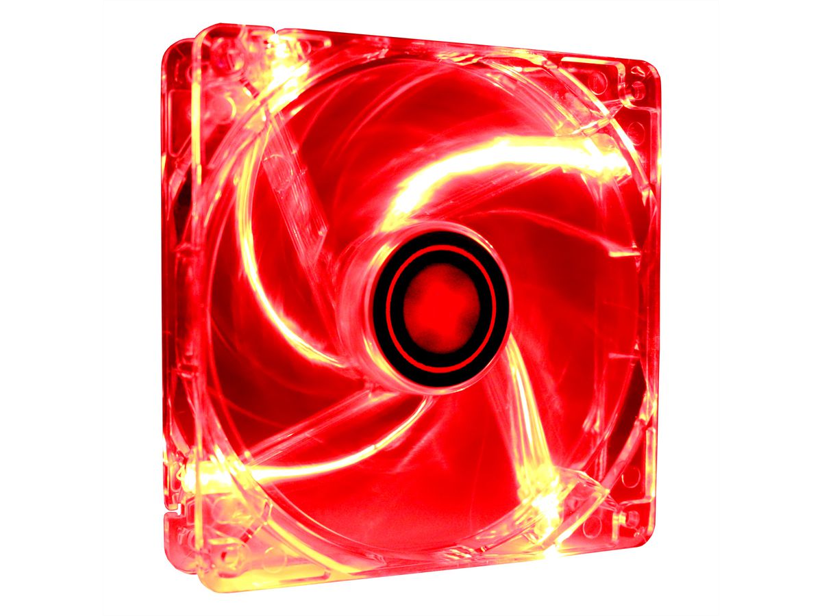 Xilence XPF120.TR 120mm Ventilateur de boîtier, LED rouge