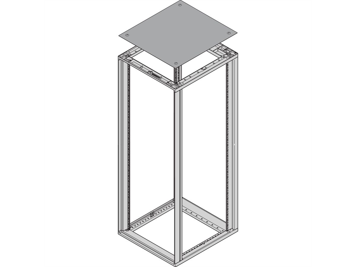 SCHROFF Novastar Top Cover Flush, 553W 1000D