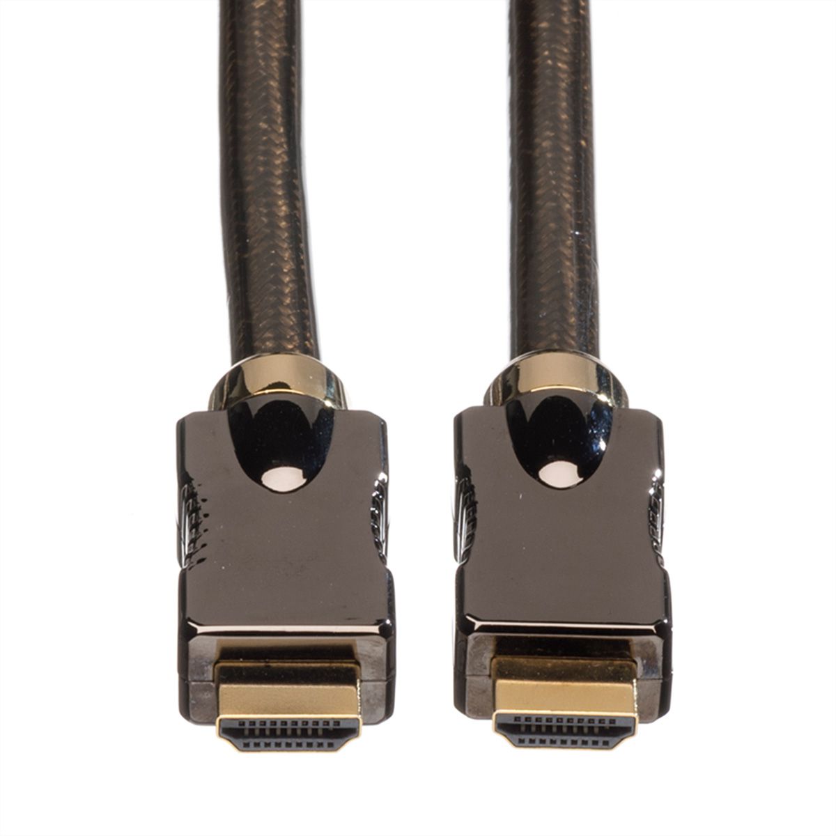 ROLINE Câble HDMI Ultra HD avec Ethernet, 4K, M/M, noir, 2 m