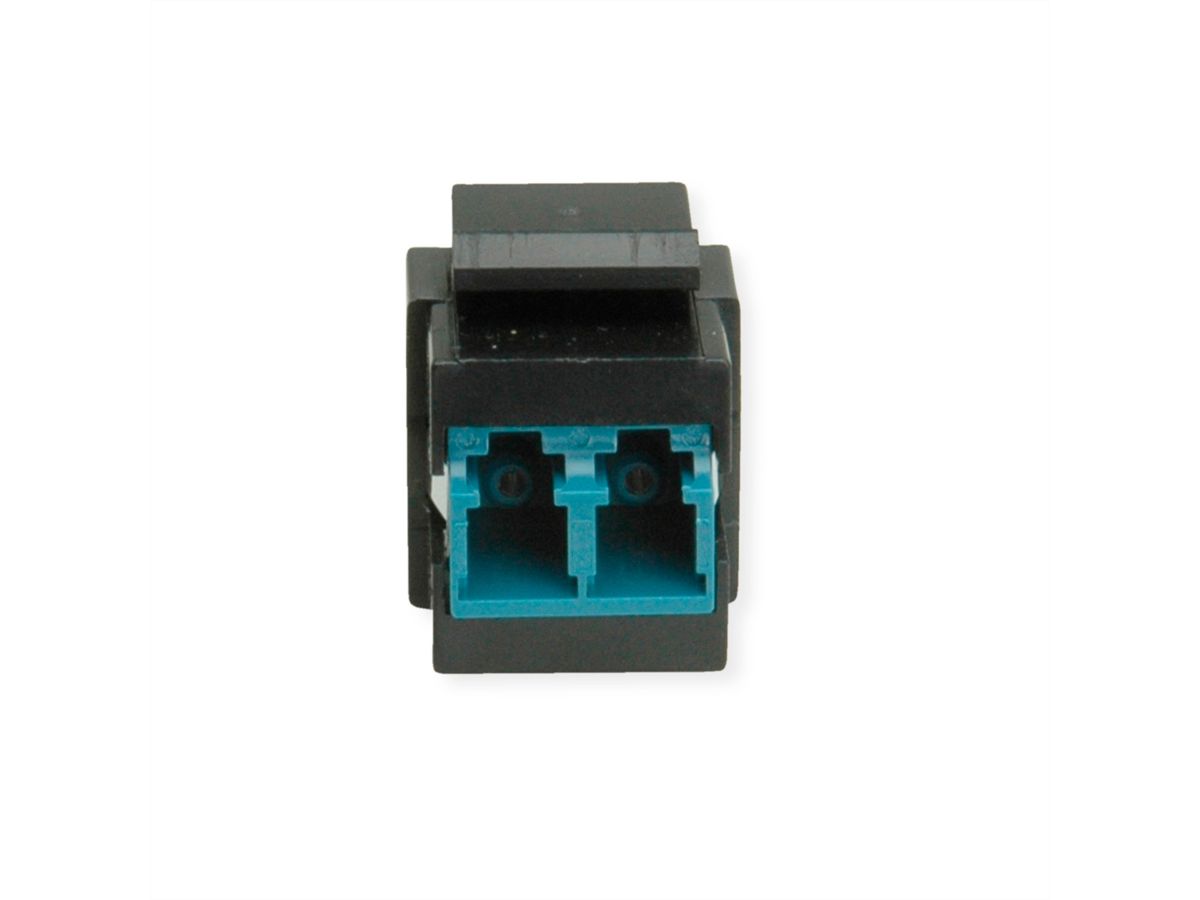 ROLINE Raccord optique LC/LC duplex monomode, Keystone, OS2