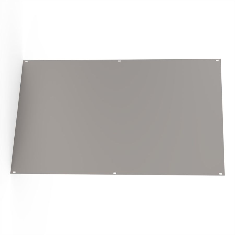 SCHROFF Face avant, profil en U, Refrofit Shielding, 6 U, 84 CV, 2,5 mm, alu, face avant anodisée, face arrière conductrice