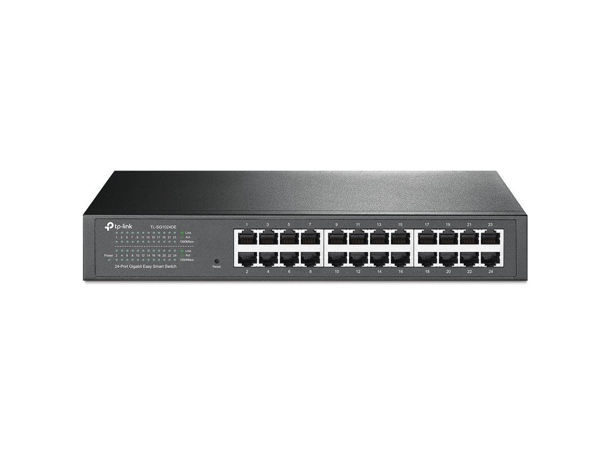 TP-Link TL-SG1024DE commutateur réseau Géré L2 Gigabit Ethernet (10/100/1000) Noir