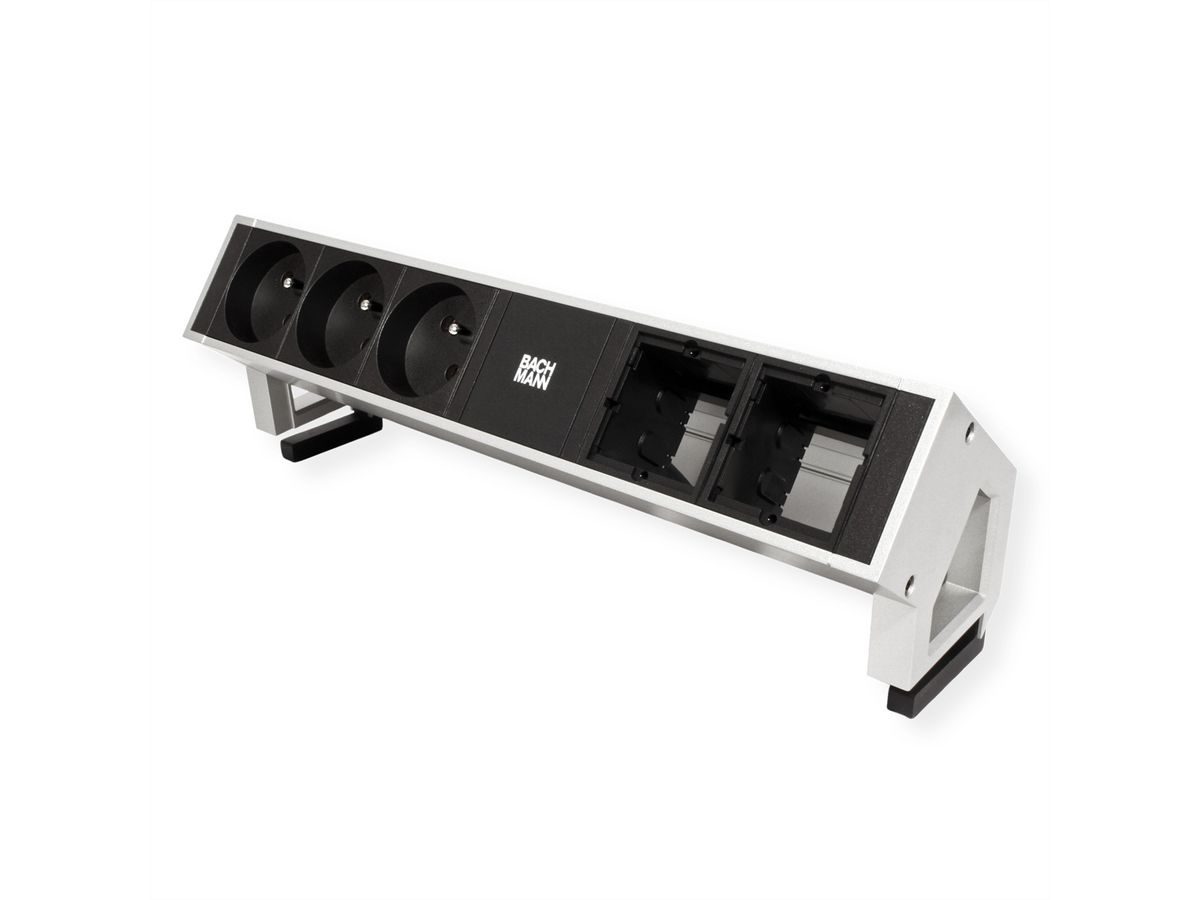 BACHMANN DESK2 3xUTE 35° 2xCM Courant 0,2m GST18 Inox laqué